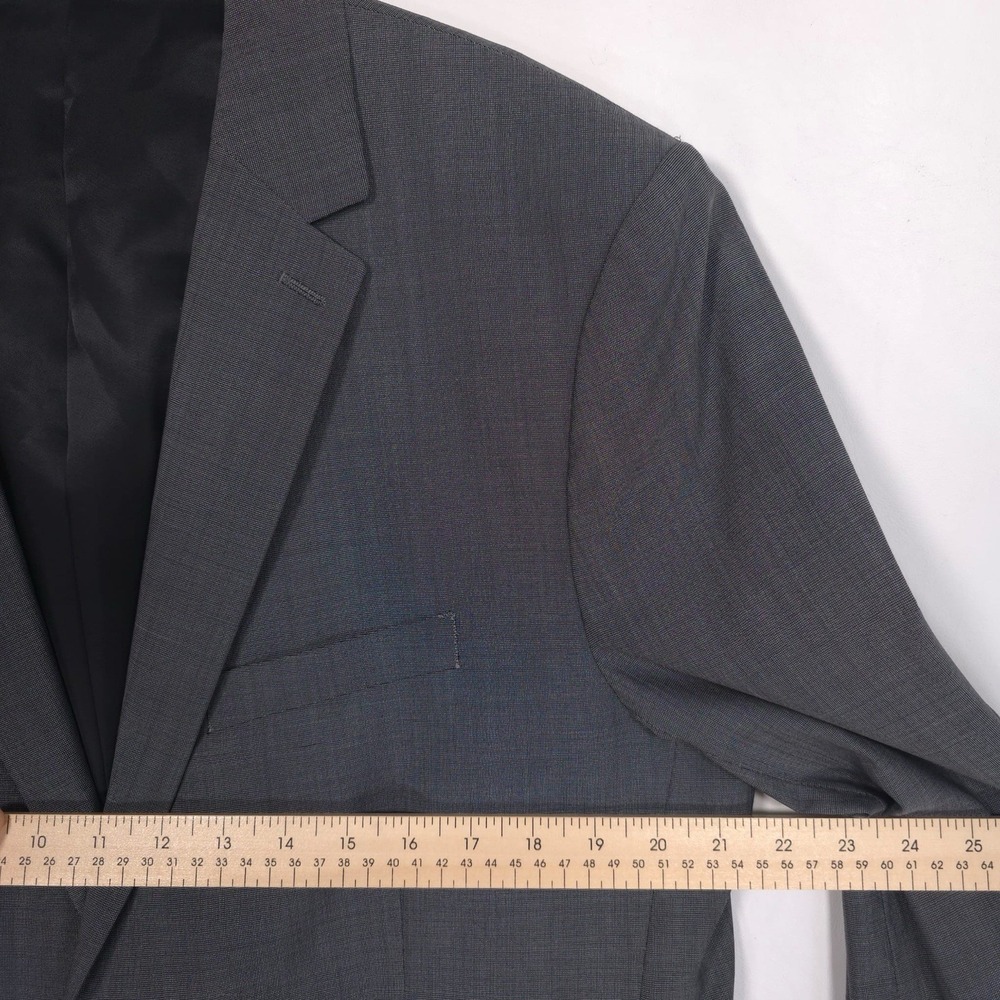 Theory Men's Blazer 44R WELLAR IVOR 2Button VIRGIN WOOL SILK Blend Gray E0171125 - Picture 4 of 11